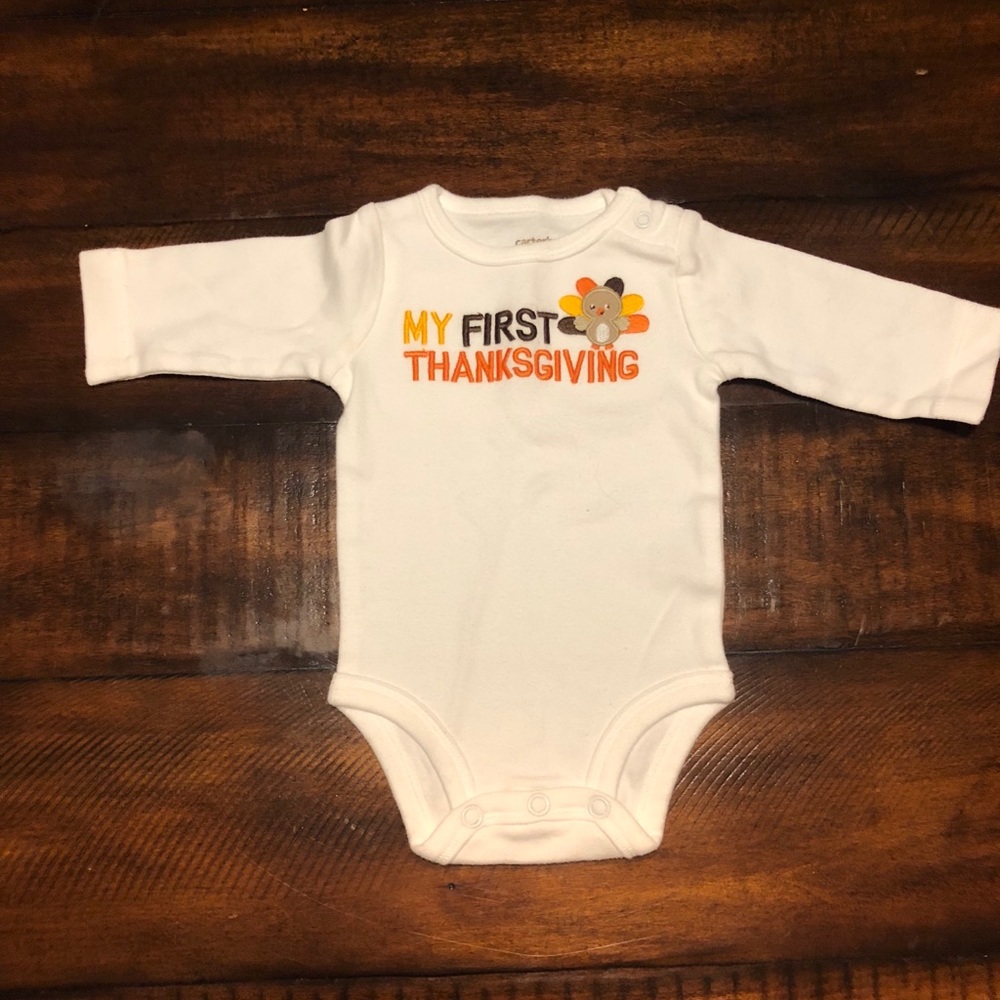 Thanksgiving onesie
